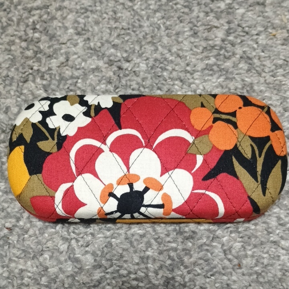 Floral Quilted Glasses Case